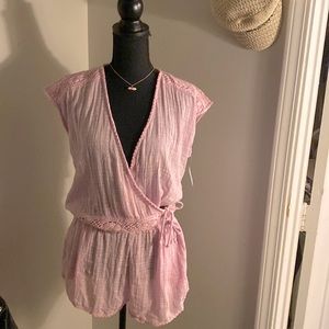 Lily lilac Gauze Romper Coverup🌸🤩